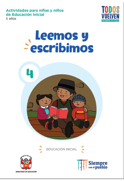 Leemos y escribimos 4 : actividades para niñas y niños de Educación Inicial 5 años